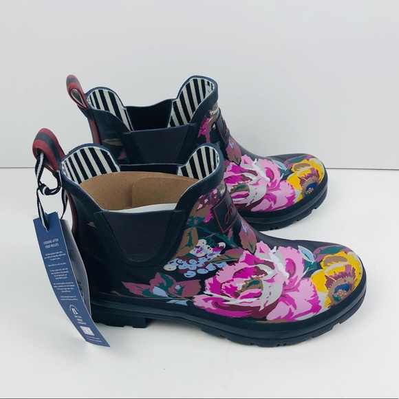 NWT JOULES floral rain boots various szs - Picture 3 of 9